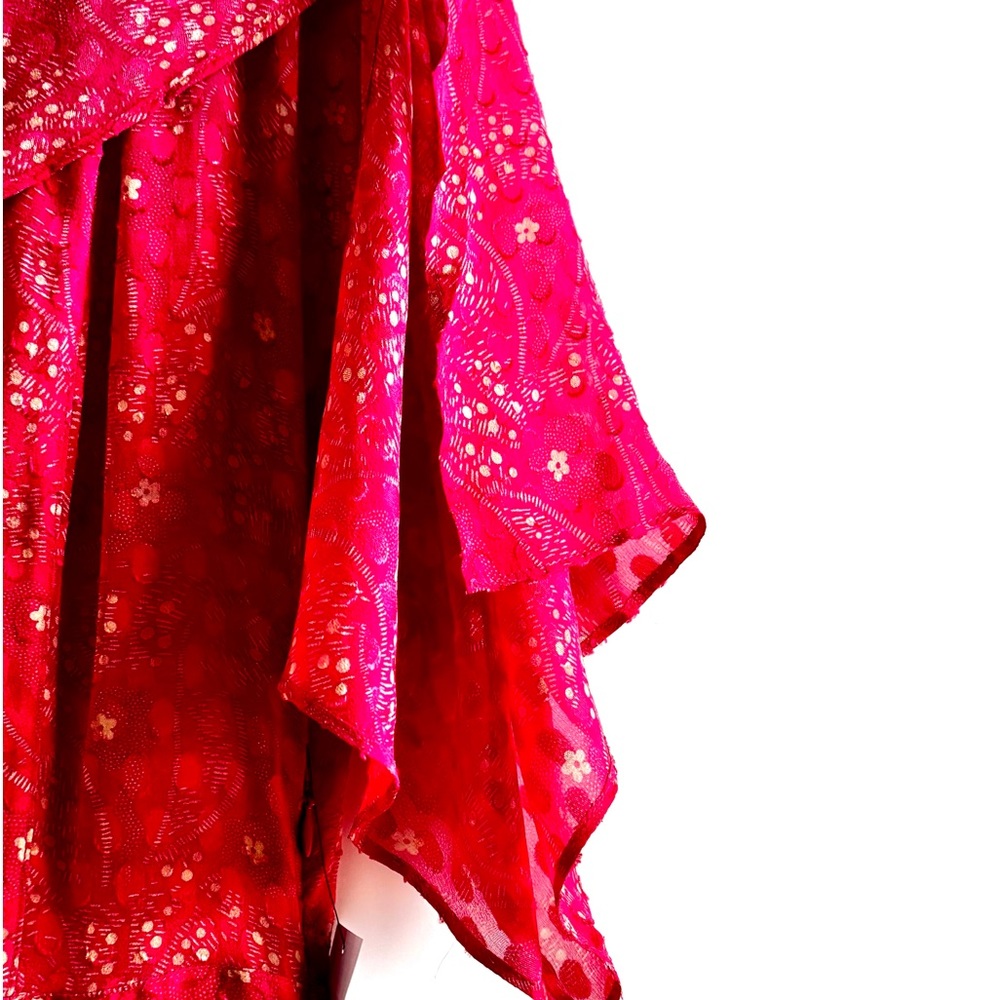 EQUIPMENT PARIS LIGHTWEIGHT SILK MIDI DRESS BUTTON FRONT 6 SMALL FLOWY FEMININE - Picture 7 of 13
